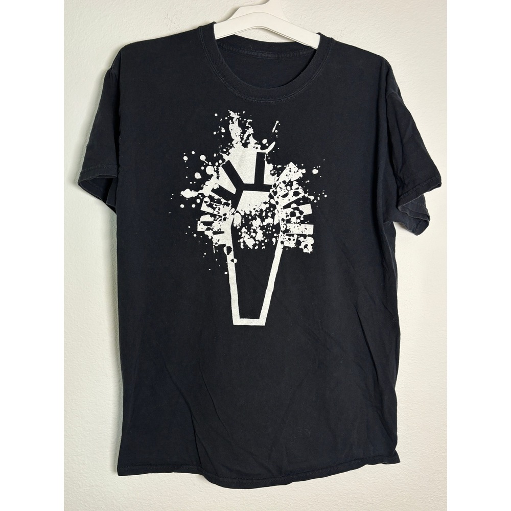 Team Liquid‎ Esports Graphic T-Shirt Black Short Sleeve Splatter Logo Mens Large
